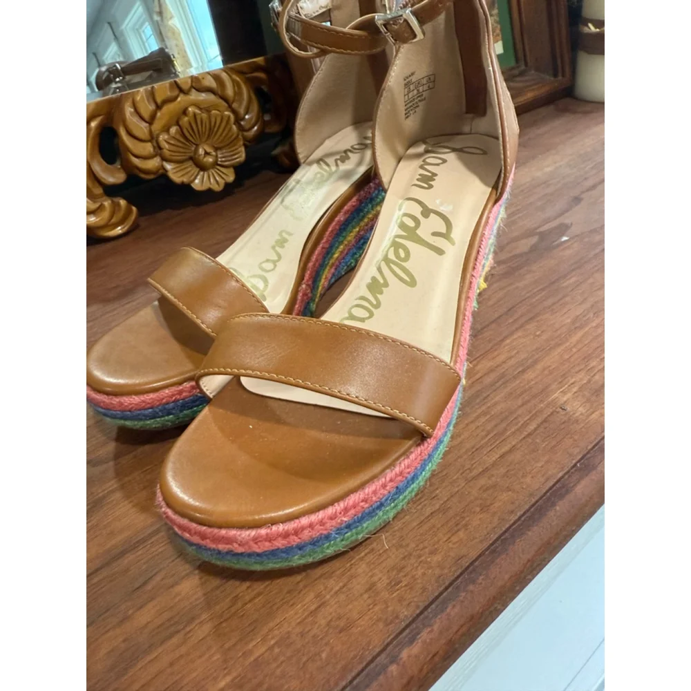 Sam Edelman Girls' Azalia Ray Wedge Sandals 5